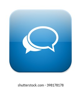 Chat sign icon. Speech bubbles symbol. Communication concept.