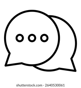 Chat Simple Vector Icon Collection