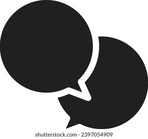 Chat single vector line icon