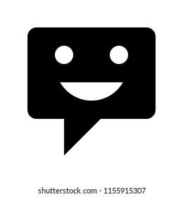 chat smile comment