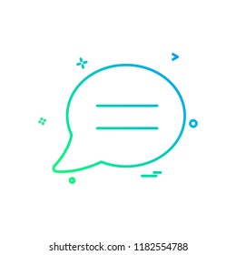 chat sms comments icon vector design