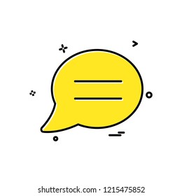 chat sms comments icon vector design