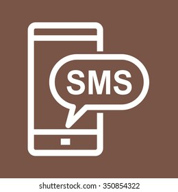 Chat, sms, notification icon vector image. Can also be used for IT and communication. Suitable for use on web apps, mobile apps and print media.