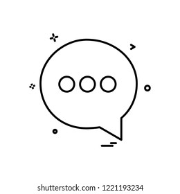 chat sms text icon vector design