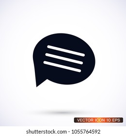 Chat sms  vector icon