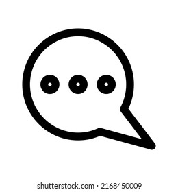 Chat speech bubble icon color editable
