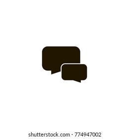 chat speech bubble icon. sign design