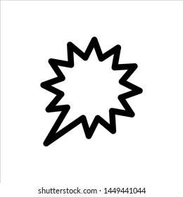 Chat Speech Bubble icon. symbol of comment or message with trendy flat line style icon for web site design, logo, app, UI isolated on white background. vector illustration eps 10