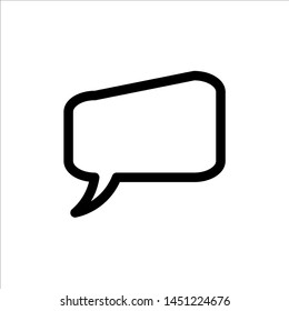 Chat Speech Bubble icon. symbol of comment or message with trendy flat line style icon for web site design, logo, app, UI isolated on white background. vector illustration eps 10