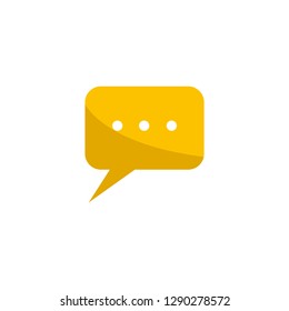Chat and Speech Bubble Iicons Set on White Background. Vector - Vector