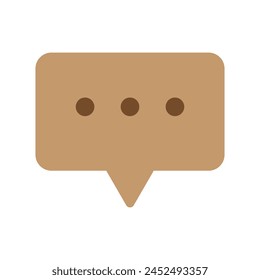 Chat and Speech Bubble Iicons Set on White Background. Vector
