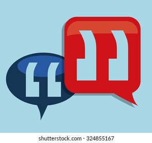 Chat speech bubbles design, vector illustration eps10