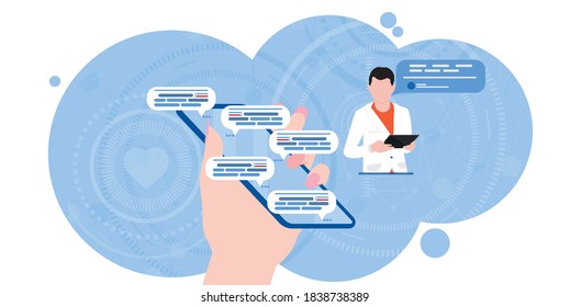 chat support with a doctor. Information site on coronavirus. Online doctor appointment