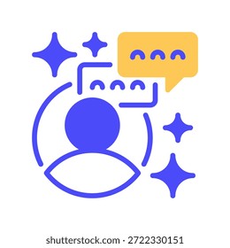 Chat Support Line Icon, Outline Symbol for Live Assistance, Customer Help, Real-time Consultation, Support Service, and Agent Communication. Vector Sign Icon.
