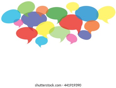 chat symbol , communication  background vector
