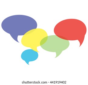 chat symbol , communication  background vector