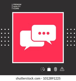 Chat symbol icon
