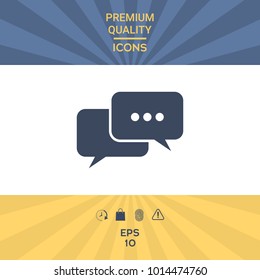 Chat symbol icon