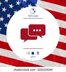 Chat symbol icon
