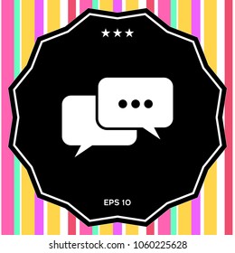 Chat symbol icon