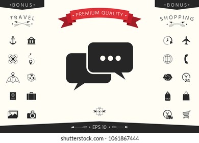 Chat symbol icon