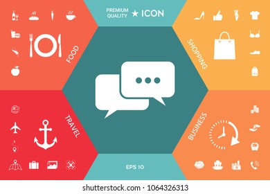 Chat symbol icon