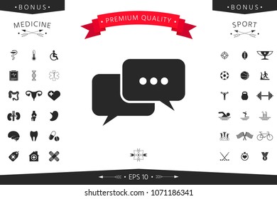 Chat symbol icon