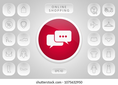 Chat symbol icon