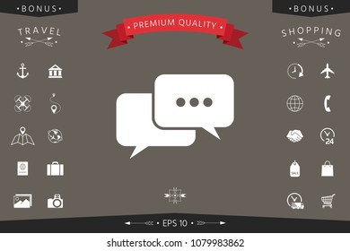 Chat symbol icon
