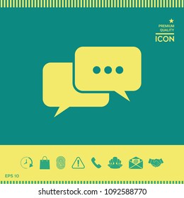 Chat symbol icon