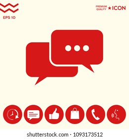 Chat symbol icon