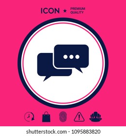 Chat symbol icon