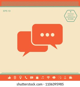 Chat symbol icon