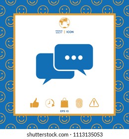 Chat symbol icon