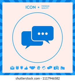 Chat symbol icon