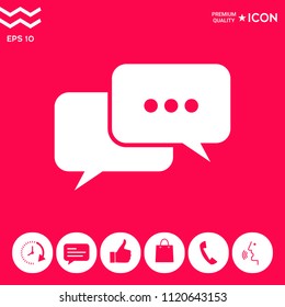 Chat symbol icon