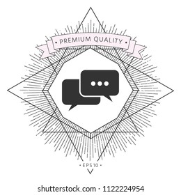 Chat symbol icon
