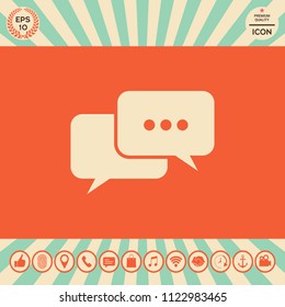 Chat symbol icon