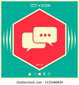 Chat symbol icon