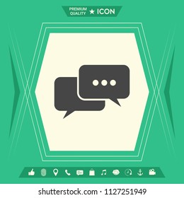 Chat symbol icon