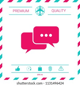 Chat symbol icon