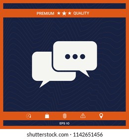 Chat symbol icon