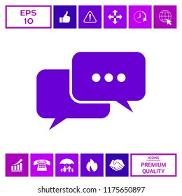 Chat symbol icon