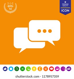 Chat symbol icon