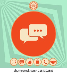 Chat symbol icon