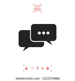 Chat symbol icon