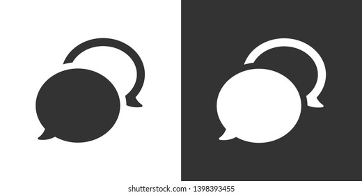 Chat Symbol Sign Icon Vector 
