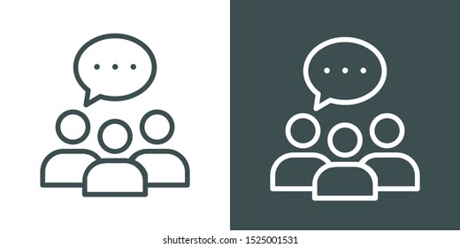 Chat Symbol Sign Icon Vector