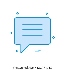 chat talk bubble icon vector design