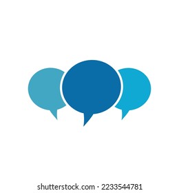 CHAT TALK CONCEPT TEMPLATE ILLUSTRATION SYMBOL LOGO VEKTOR
